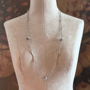 ⭐️ Vintage Unique Silver Tone Chain Necklace
